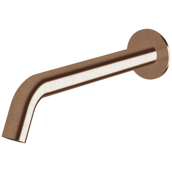 Sussex Taps Virgo Wall Basin or Bath Outlet 250mm LUXPVD Brushed Silk Rose Gold VGWBBO25001-66