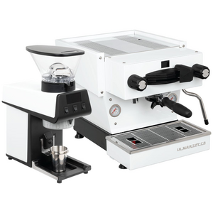 La Marzocco Linea Mini White Home Package with White Pico WA-PACK-W-PICO
