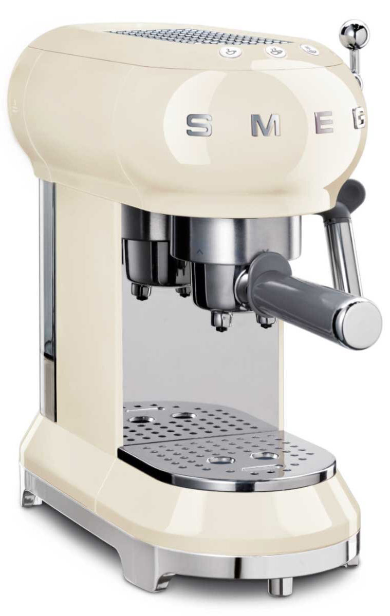 Smeg espresso coffee machine white on sale