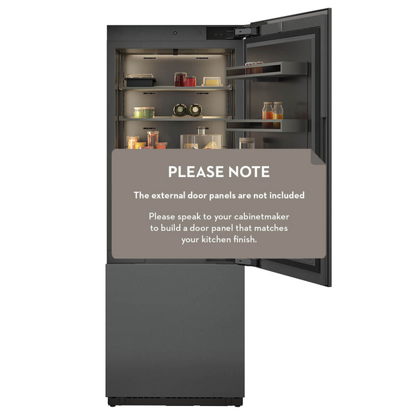 Gaggenau Expressive Series 76.2cm Vario Integrated Bottom Mount Fridge with Ice Maker RVB477190