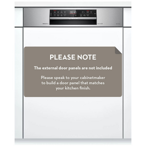 Bosch 60cm Series 6 Semi-Integrated Dishwasher