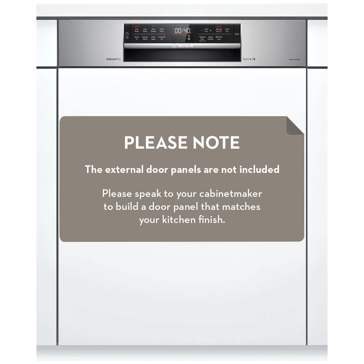 Bosch Serie 6 Semi Integrated Dishwasher SMI6HCS01A Winning