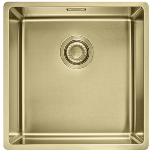 Franke Mythos Masterpiece 400mm Single Bowl Sink Gold
