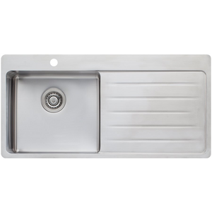 Oliveri Sonetto Single Bowl Right Hand Drainer Topmount Sink
