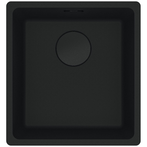 Franke Maris 370mm Single Bowl Undermount Sink Matte Black MRG110-37MB-B