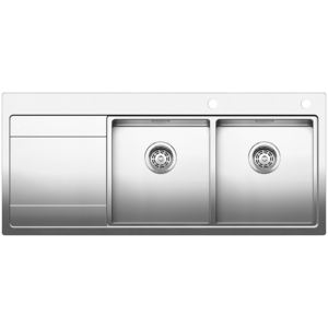Blanco Double Bowl Left Hand Drainer Sink