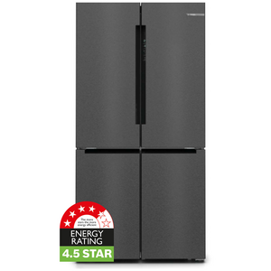 Bosch Series 6 605L French Door Bottom Freezer Black
