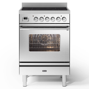 ILVE 60cm Professional Plus Induction Freestanding Oven Stainless Steel