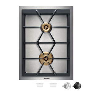 Gaggenau 38cm 400 Series Vario Natural Gas 2 Burners Cooktop - Stainless Steel