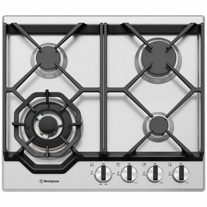 Westinghouse 60cm 4 Burner Stainless Steel Gas Cooktop