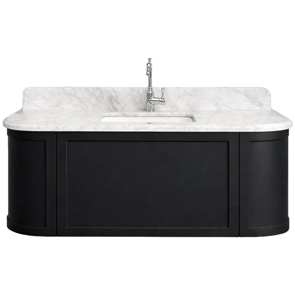Turner Hastings Evara 120x53 Wall Hung Vanity with Real Marble Top and Ceramic Undercounter Basin Volcanic Ash 3TH EV121-VA-3TH