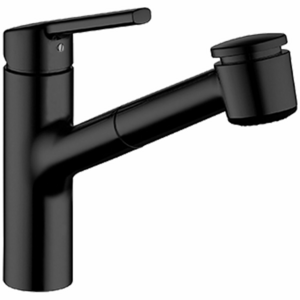 KWC Luna-E Pull Out Spray Tap Matte Black