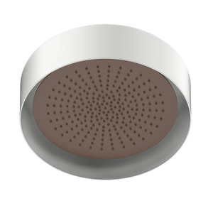 Fantini Acquafit Round Ceiling Shower with Frame & Dream Light - Matte Copper PVD 79P9K061