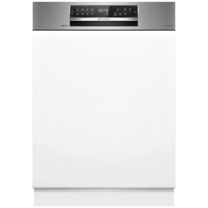 Bosch 60cm Series 8 Semi Integrated Dishwasher 15 Place Setting Stainless Steel