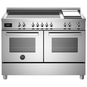 Bertazzoni 120cm Induction Cooktop & Griddle Plate Freestanding Double Oven