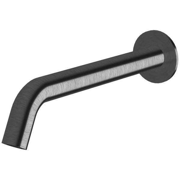 Sussex Taps Virgo Wall Basin or Bath Outlet 250mm LUXPVD Brushed Smoke Gunmetal VGWBBO25001-54