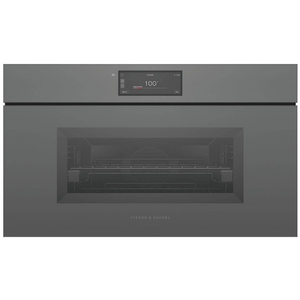 Fisher & Paykel Series 9 76cm Minimal Handleless Combination Steam Oven Grey