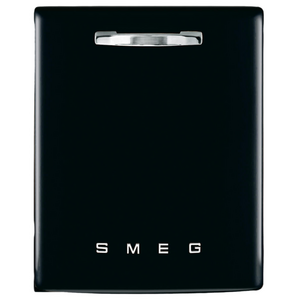 Smeg 60cm Fab Retro Built-in Dishwasher Black DWIFABNE4