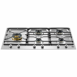 Bertazzoni 90cm Professional Series Natural Gas Stainless Steel Cooktop