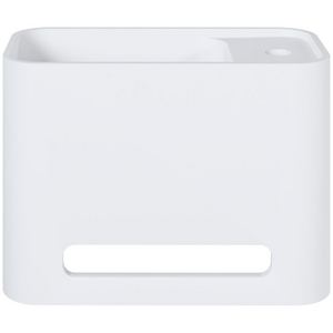 Omvivo MOD Micro 420 Wall Hung Basin 1TH Matte White MOVSS420LHB-1TH