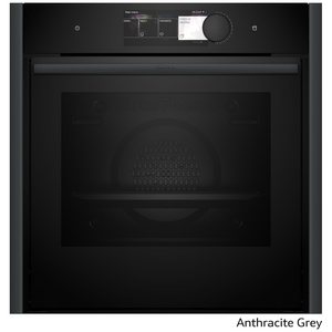 NEFF 60cm Pyrolytic Slide & Hide Oven with Added Steam Anthracite Grey