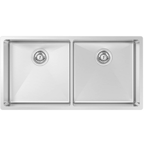Abey Alfresco Double Bowl Sink - Stainless Steel
