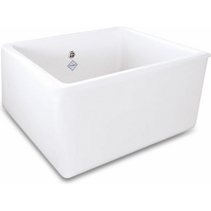 Shaws Whitehall 600 Single Bowl Handcrafted Fireclay Sink