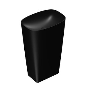 Catalano Green Lux 55 Freestanding Basin with Floor Outlet - Matte Black 1FRGRLXNS