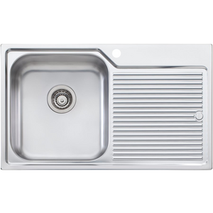 Oliveri Nu-Petite Single Bowl Right Hand Drainer Top Mount Sink