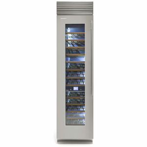 Fhiaba 60cm X-PRO Dual Zone Wine Cellar Left Hinge Stainless Steel