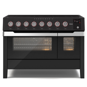 ILVE 120cm Panoramagic Induction Double Freestanding Oven Matte Black