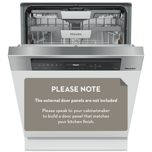 Miele Semi Integrated XXL Dishwasher with AutoDos Stainless Steel G7609SCIXXLCLST