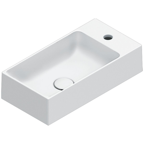 Catalano Premium 500x250 Basin With Taphole Satin White 0220521021