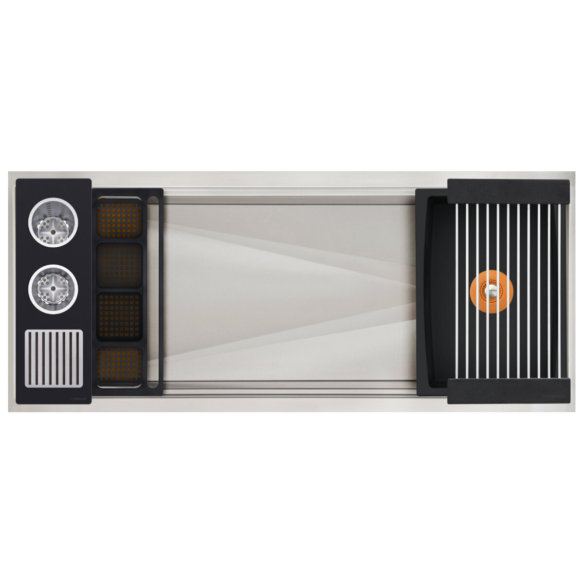 The Galley Ideal WashStation 4S Wash Kit Graphite Resin IWA-4-S-GT