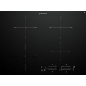 Westinghouse 70cm 4 Zone Induction Cooktop with Hob2Hood