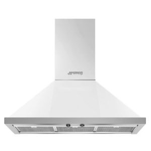 Smeg 90cm Portofino Canopy Rangehood KPFA9WH