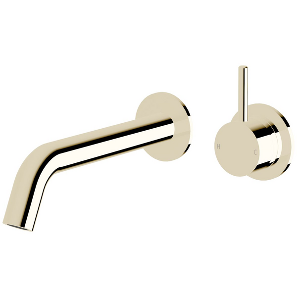 Sussex Taps Virgo Wall Basin or Bath Mixer Outlet System 200mm LUXPVD Platinum Gold VGWBBMOS20001-62
