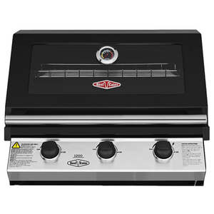 BeefEater 1200 Series 3 Burner LPG BBQ Black Enamel