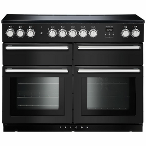Falcon 110cm Nexus SE Induction Freestanding Electric Oven/Stove Charcoal Black and Chrome