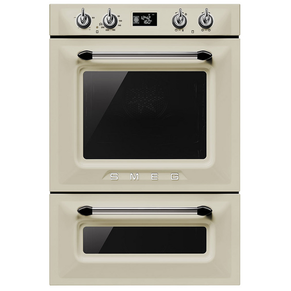 Smeg 60cm Victoria Aesthetic Pyrolytic Double Oven DOSPA6925P Winning Appliances