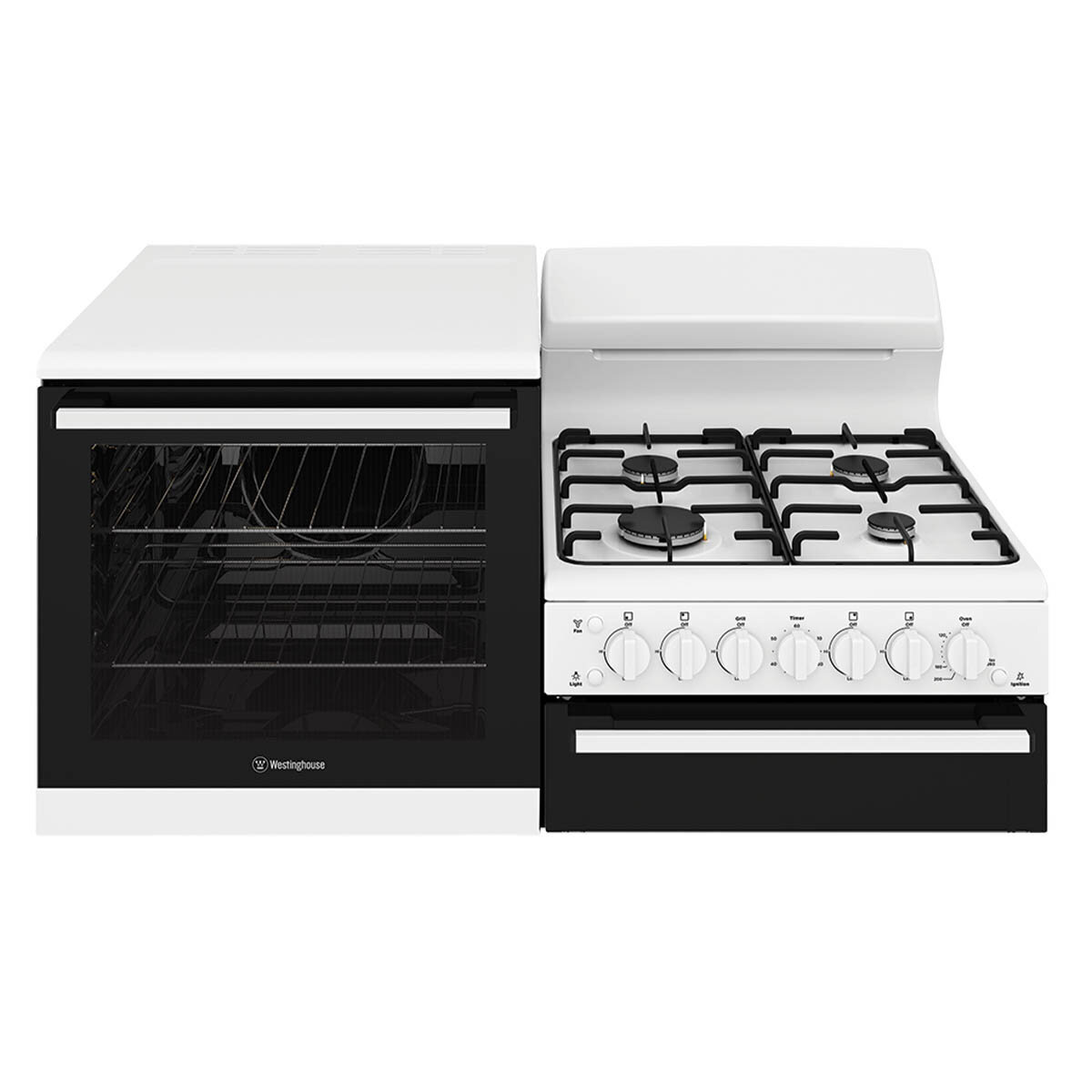 Westinghouse oven clearance and stove top