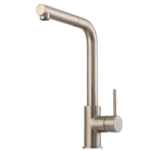 Oliveri Venice Pull Out Right Angle Mixer Tap Brushed Nickel