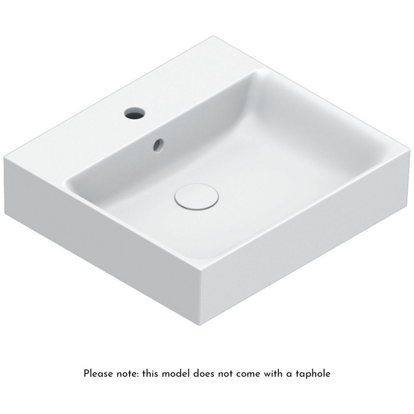 Catalano Premium 500x470 Basin Without Taphole Satin White 0220500021