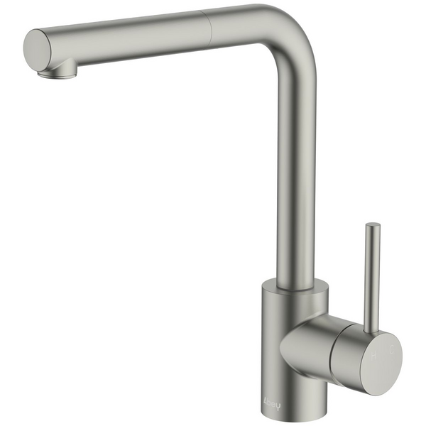 Abey Lucia Side Lever Pull Out Mixer Brushed Nickel 3K6-BN-LF