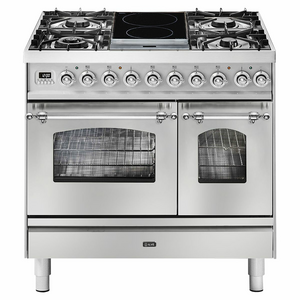 ILVE Nostalgie 90cm Freestanding Dual Fuel Oven/Stove