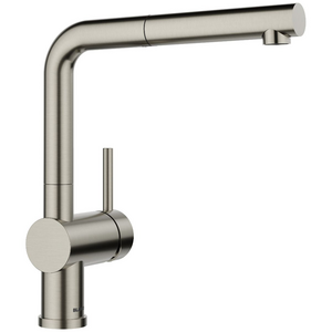 Blanco LINUS-S Pull Out Mixer Tap Satin Platinum