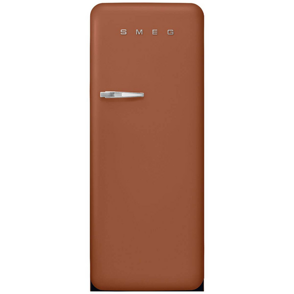 Smeg FAB 50's Style 270L Retro Refrigerator Amber Clay Right Hinge FAB28RACM6