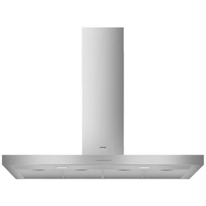 Smeg 120cm Wallmount T-Shape Stainless Steel Canopy Rangehood