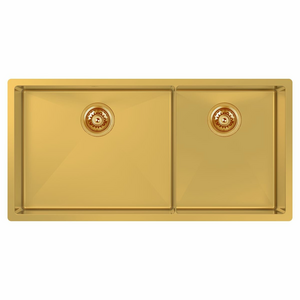 Abey Piazza 1 and 3/4 Square Bowl Sink Eureka Gold