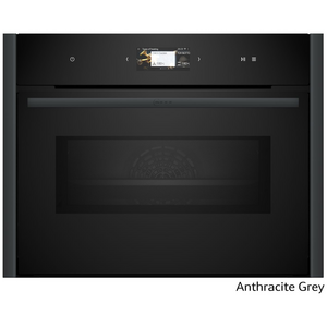 NEFF 45cm Compact Oven with Microwave Anthracite Grey